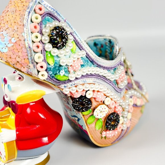 Irregular Choice I’m Late I’m Late Alice in Wonderland Heels – Size 38 - Picture 9 of 9